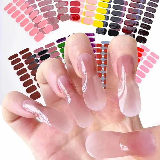 DIY Gel Nail Stickers