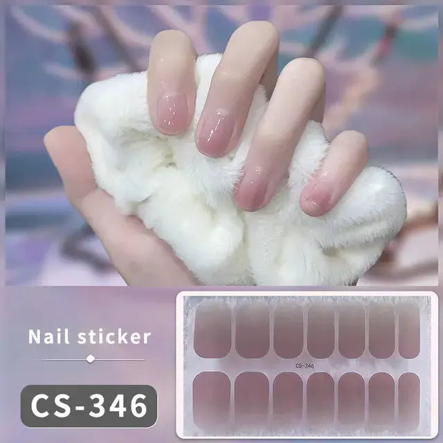 DIY Gel Nail Stickers